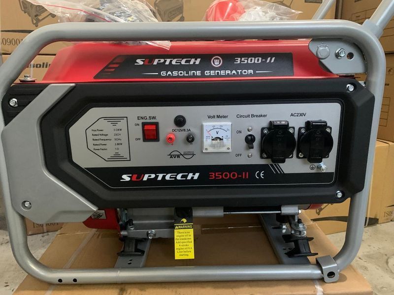 Бензиновий генератор suptech 3500-ll 2,8 кВт, 1 фаза 0000007 фото