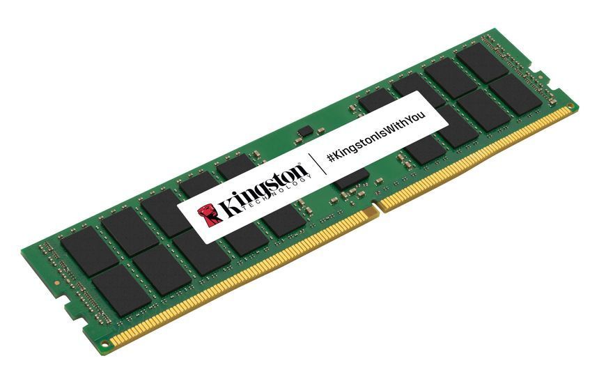 Модуль пам'яті для сервера Kingston DDR5-6400 32GB RDIMM ECC REG CL52 2Rx8 4G x 80-Bit 1.1V 288-pin Hynix A (KSM64R52BD8-32HA) 513588 фото