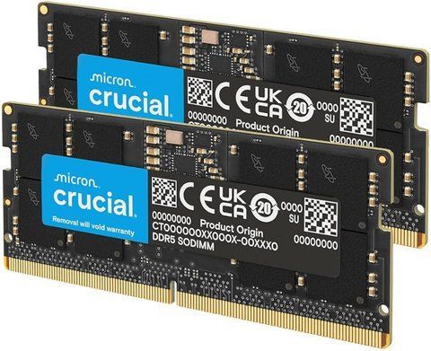 Модуль пам'яті Crucial DDR5-4800 16GB SODIMM CL40-39-39 1,1V Tray 9787458 фото