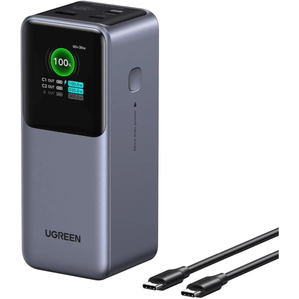 Зовнішній акумулятор UGREEN PB721 20000mAh Quick Charging 130W 96754 фото